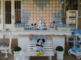 Decoração Mickey Azul