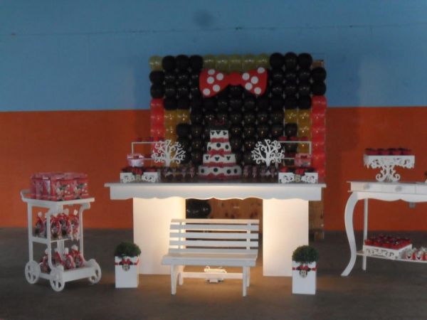 Decoração Minie Vermelha